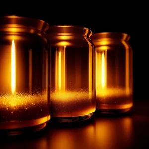 Golden Liquid Glass Bottle: Conserve Your Beverage