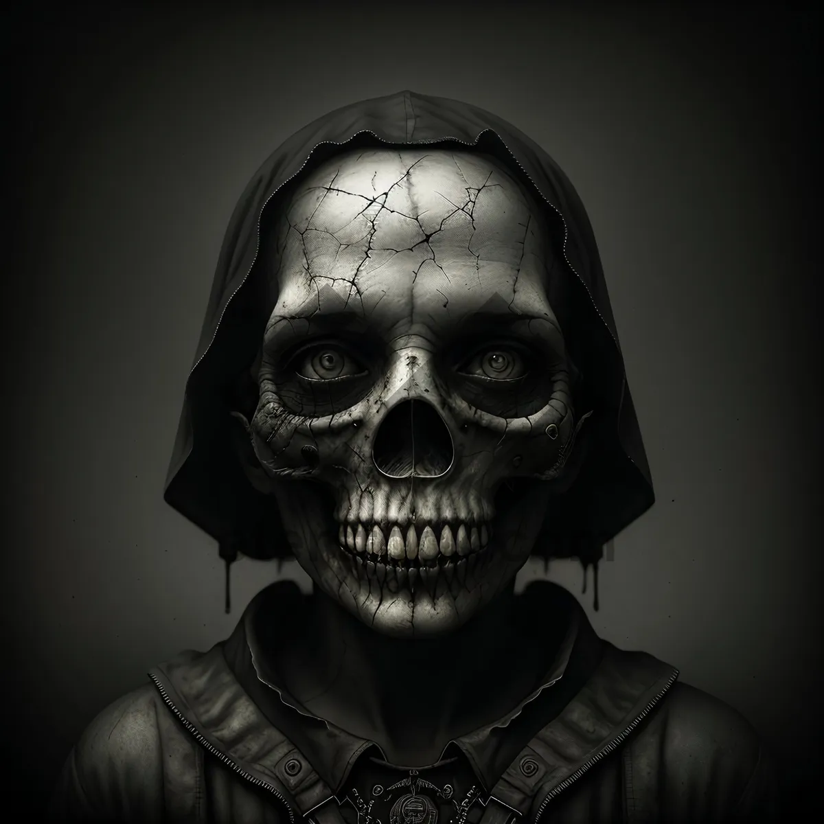 Picture of Terrifying Skull Mask for Halloween Costume