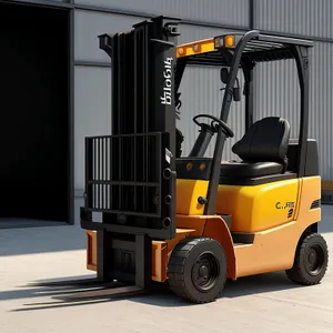 Heavy Duty Forklift in Warehouse