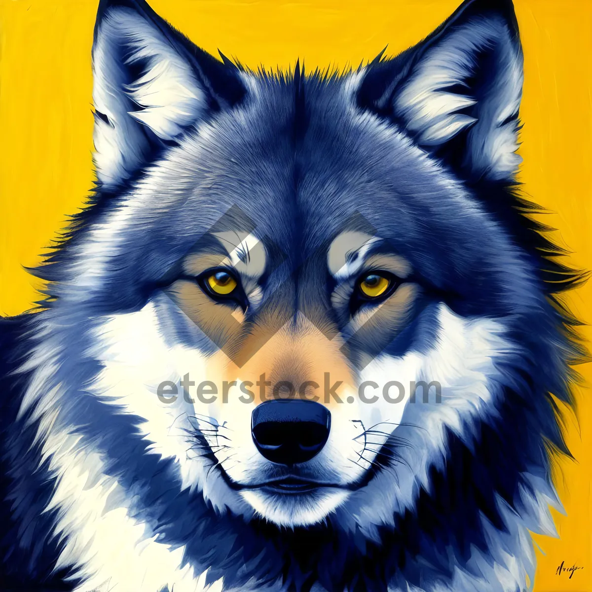 Picture of Majestic Malamute: A Captivating Canine Portrait