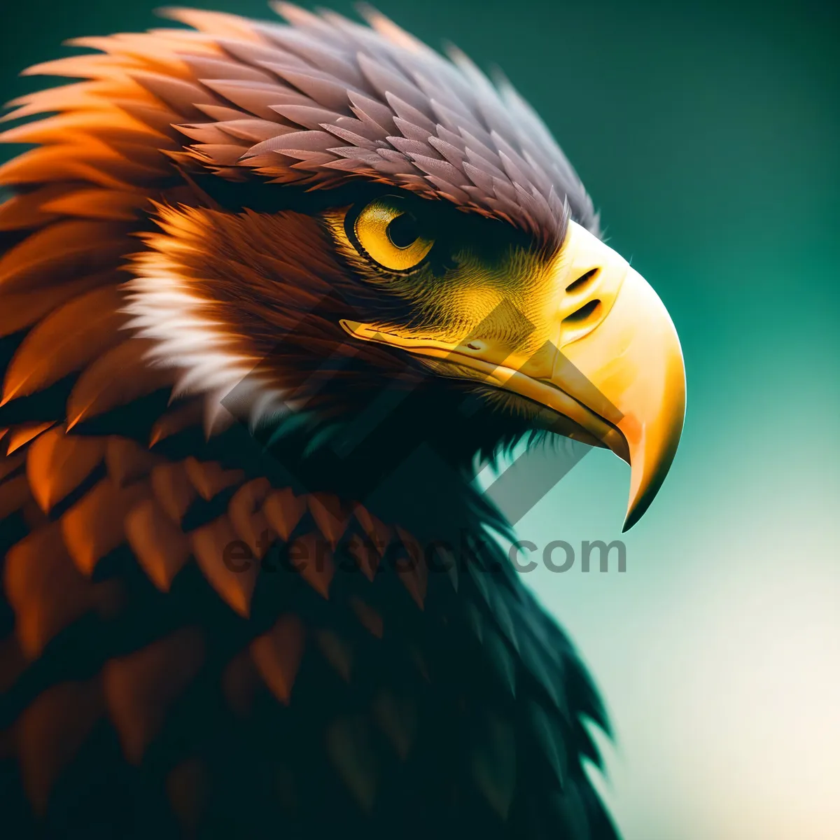 Picture of Wild Hunter with Majestic Feathers: Bald Eagle