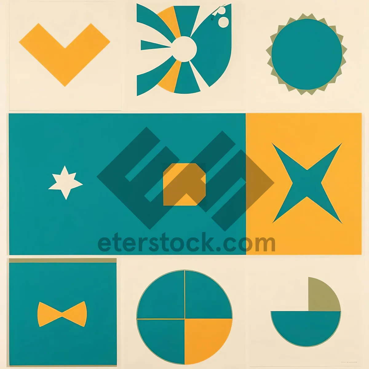 Picture of Graphic design icons and symbols set.