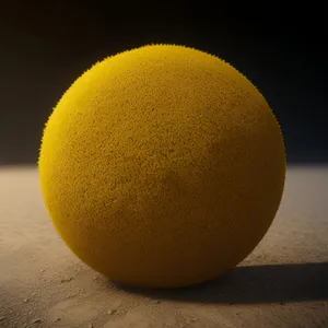 Vibrant Citrus Burst: Lemon and Grapefruit Tennis Ball