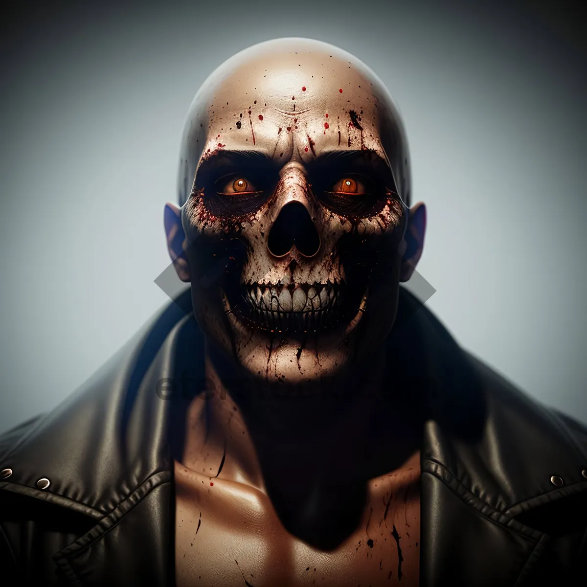Picture of Sinister Skull: Menacing Pirate Mask for Spooky Costume