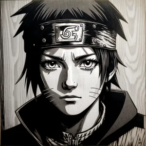 Mesmerizing Eyes Behind Fashionable Mask