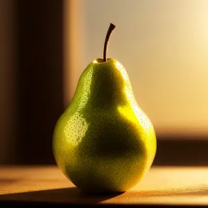 Ripe and Juicy Yellow Lemon Pear