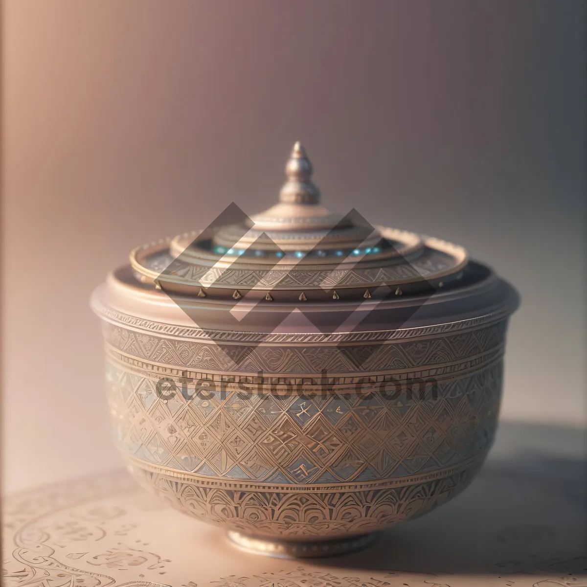 Picture of Traditional Teapot with Handle and Herbal Tea
