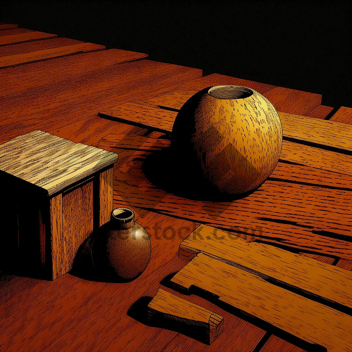 Picture of Rattan Marimba: Fresh Fruit Switch, Musical Punishment Instrument