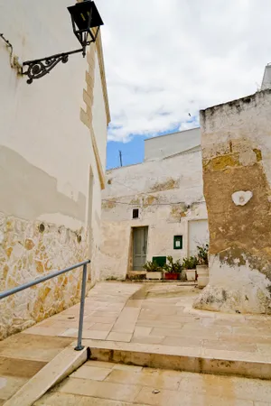 Old church in historic city with ancient architecture