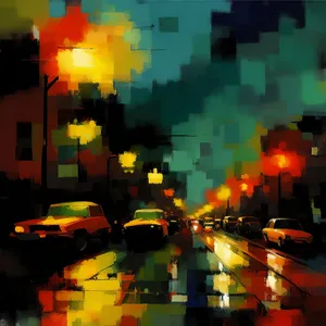 Digital Nightlights: Toy graphics at the cabaret spot