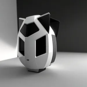 Glass Toaster - 3D Kitchen Appliance Icon