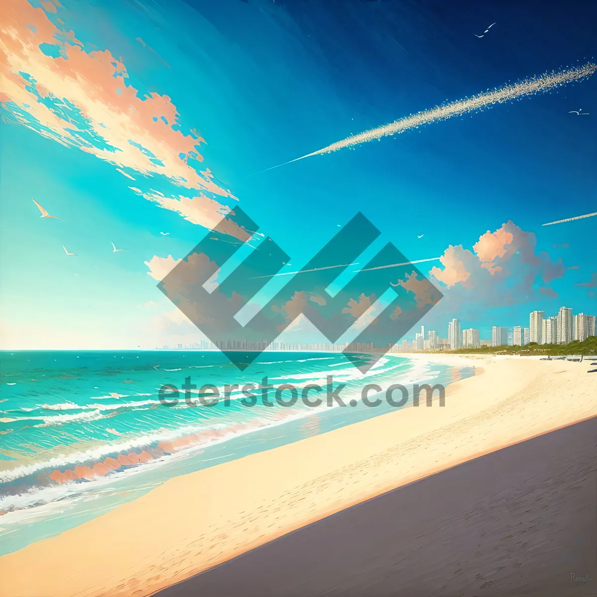 Picture of Serene Coastal Escape: Sun-Kissed Beach Paradise