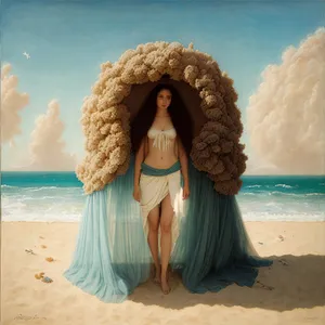Turquoise paradise: The sun-kissed shores of a tropical beach