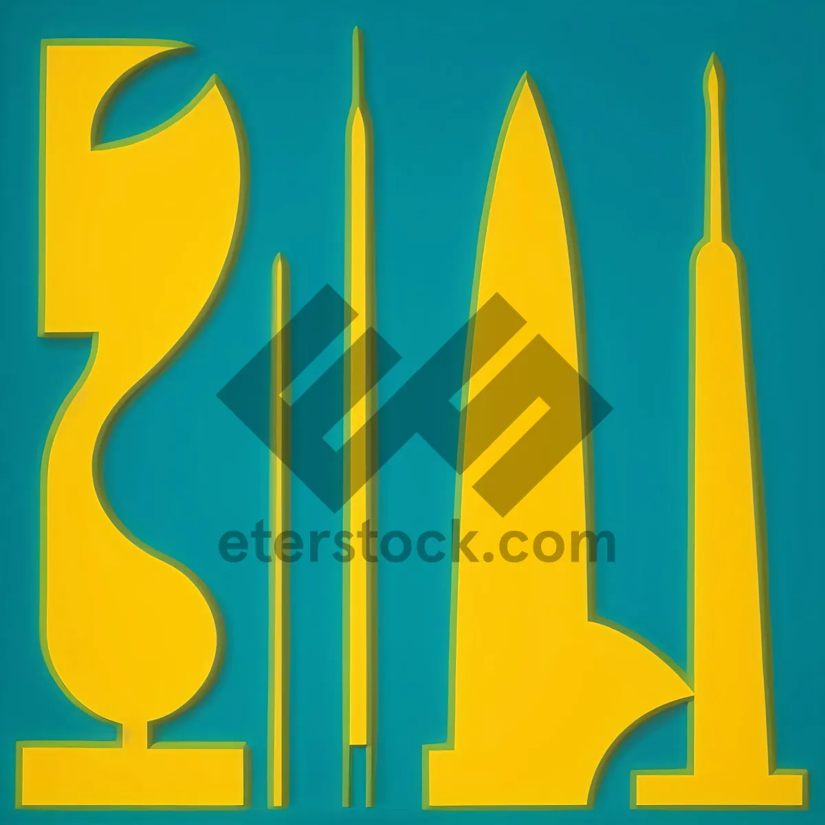 Picture of Graphic design symbols and icons set