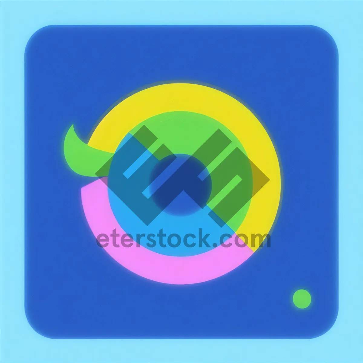 Picture of Shiny Square 3D Web Button Icon
