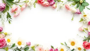 Floral Bouquet Design Element with Pink Blossoms