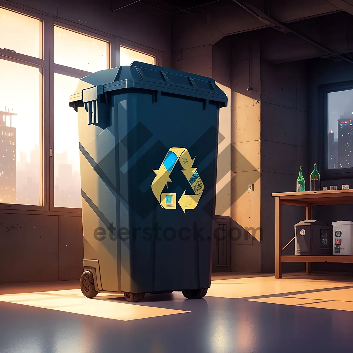 Picture of Room Ashcan: Multipurpose Bin and Equipment Container
