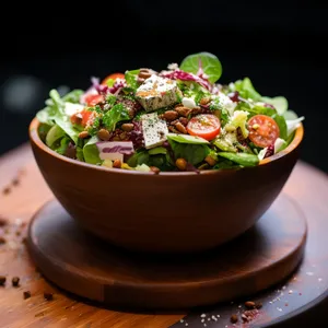 Fresh and Delicious Japanese Gourmet Lunch Bowl