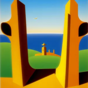 3D Business Symbol Design: Dynamic Sign