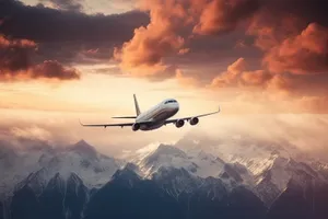 High-speed business jet flying through fluffy clouds.