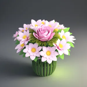 Blooming Pink Floral Bouquet: Spring Garden Gift