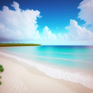 Serene Seascape under Sunny Skies