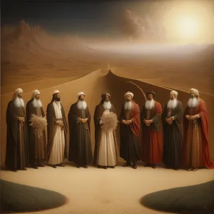 Patriotic crowd cheering for president at nighttime speech