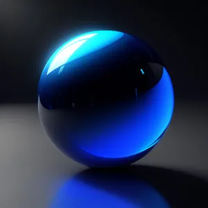 Shiny Glass Earth Globe Icon