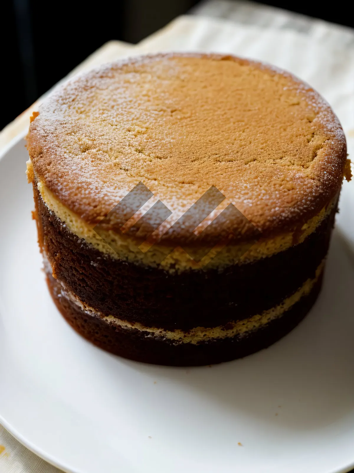 Picture of Delicious Coffee and Chocolate Pastry Slice