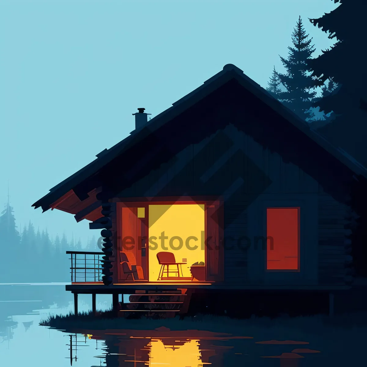 Picture of Island Getaway: Charming Boathouse by the Sea