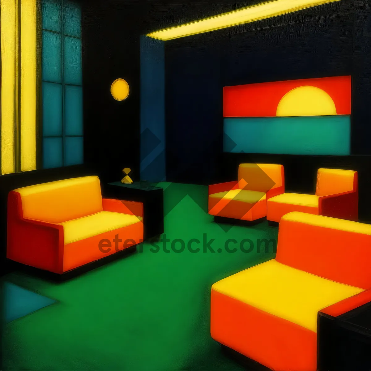 Picture of Vibrant 3D Resort Plaything Design - Export Region Sign