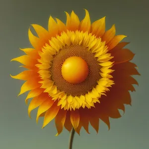 Vibrant Sunflower Blooming in Sunny Field