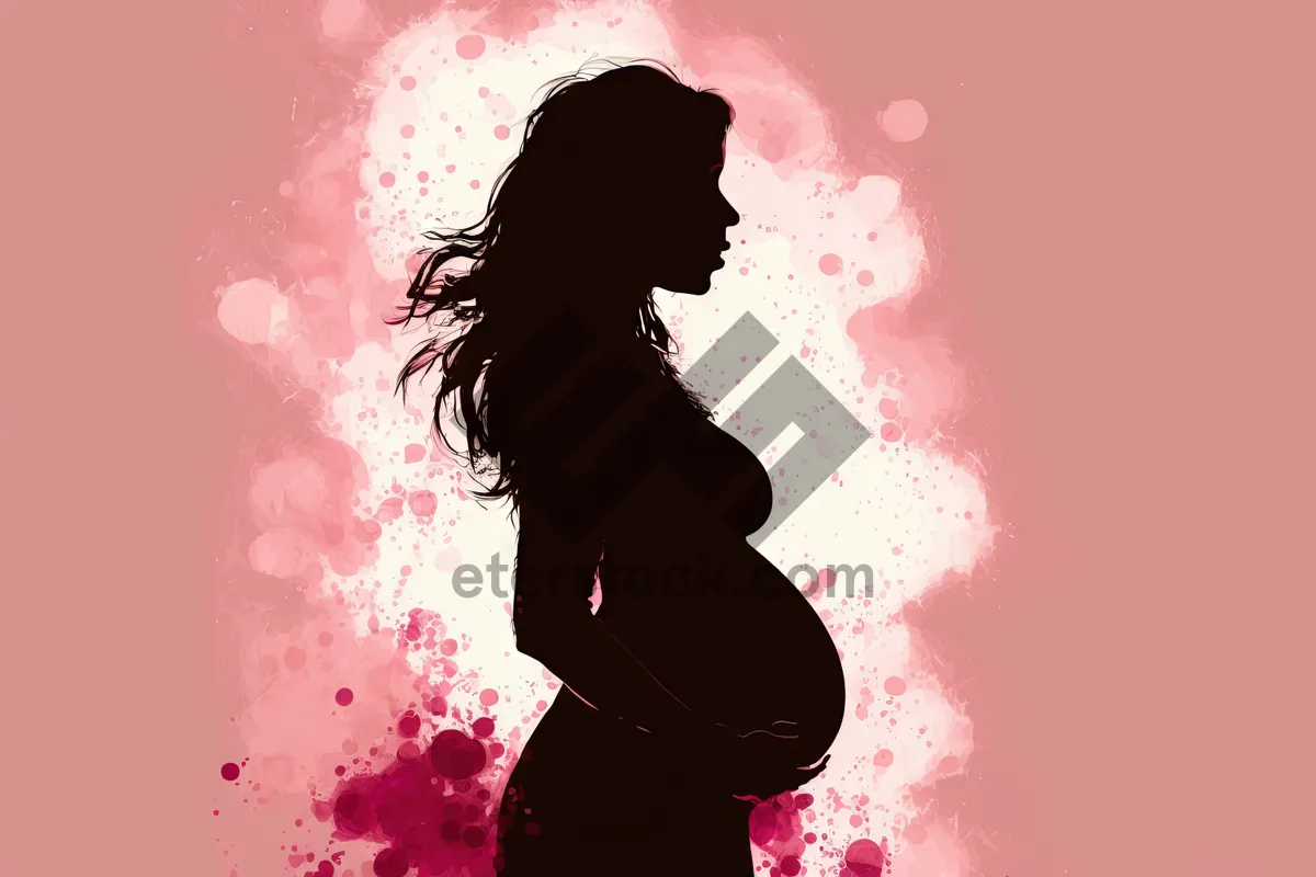 Picture of Grunge Silhouette Design: Ink Splash Decoration