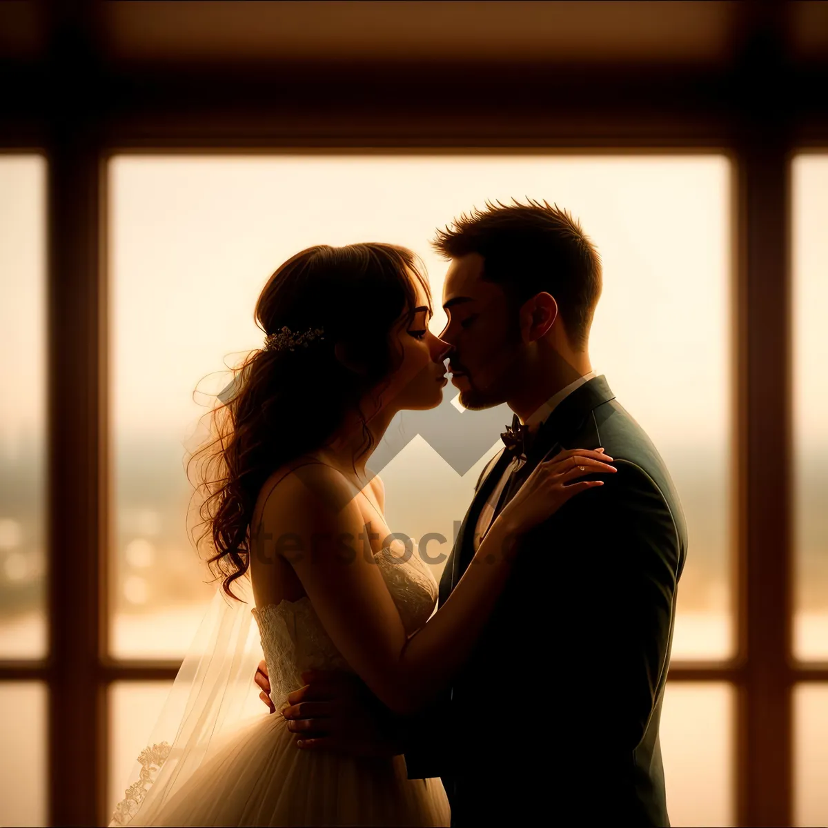 Picture of Happy Couple in Love - Romantic and Attractive