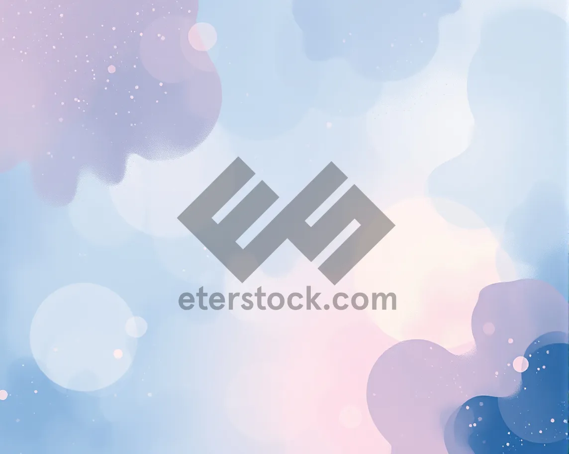 Picture of Colorful bubble design wallpaper with bright texture