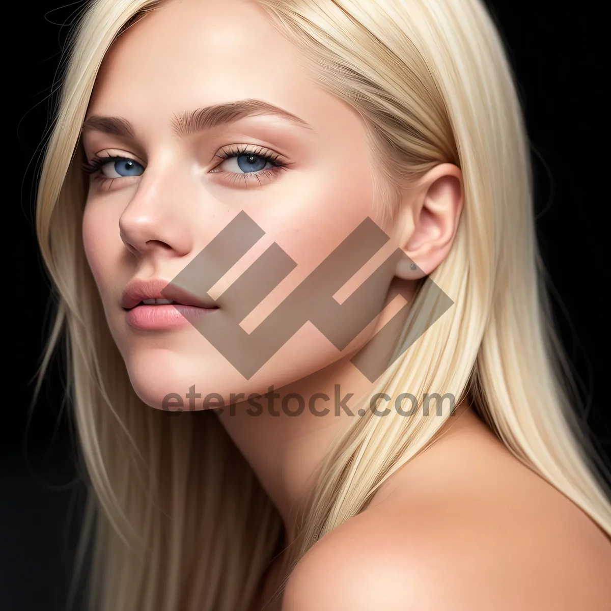 Picture of Blonde Beauty with Radiant Smile - Fashion Portrait