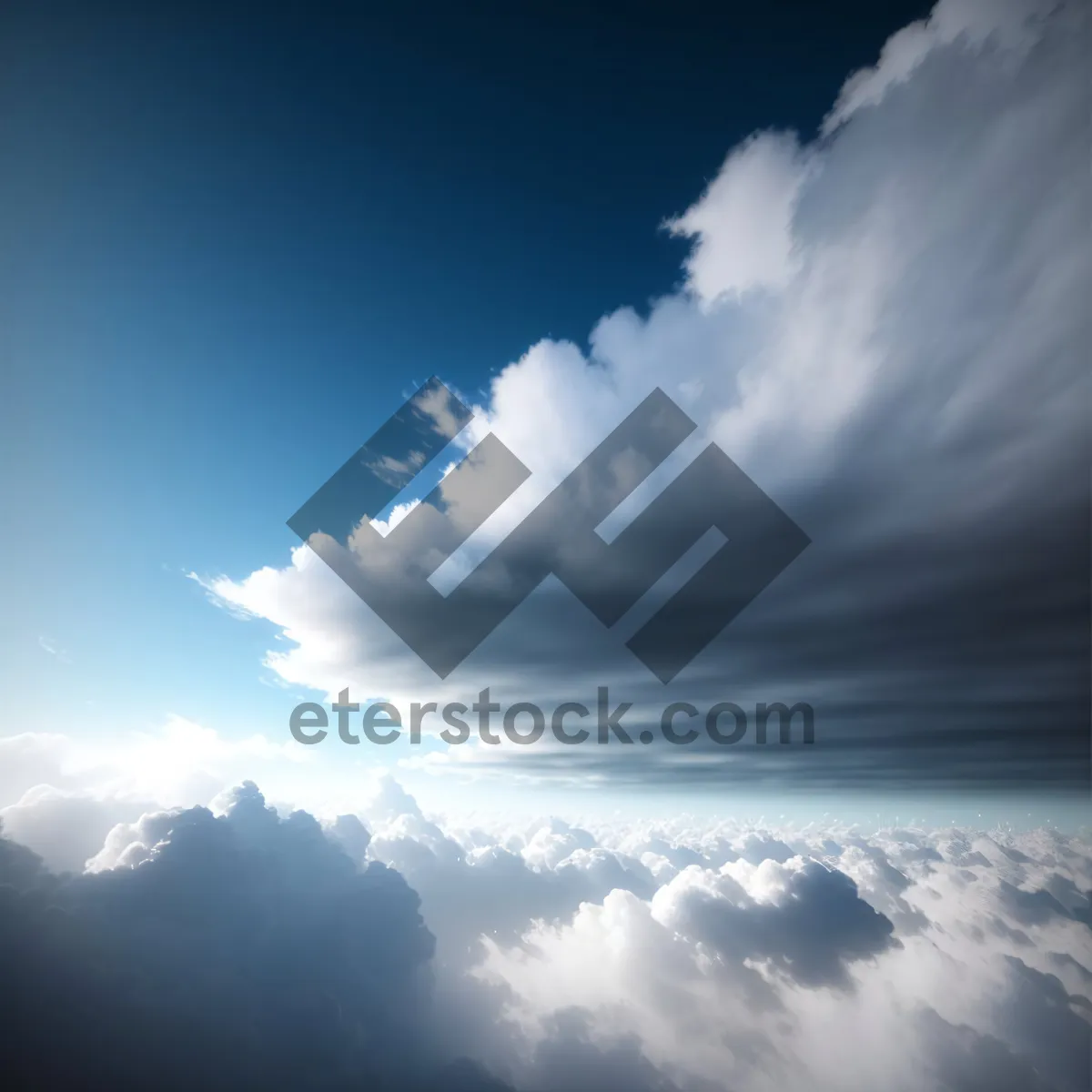 Picture of Serene Sky: Glimpse of Heavenly Clouds