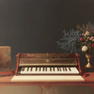 Melodic Keys: Musical Instrument Keyboard Playing