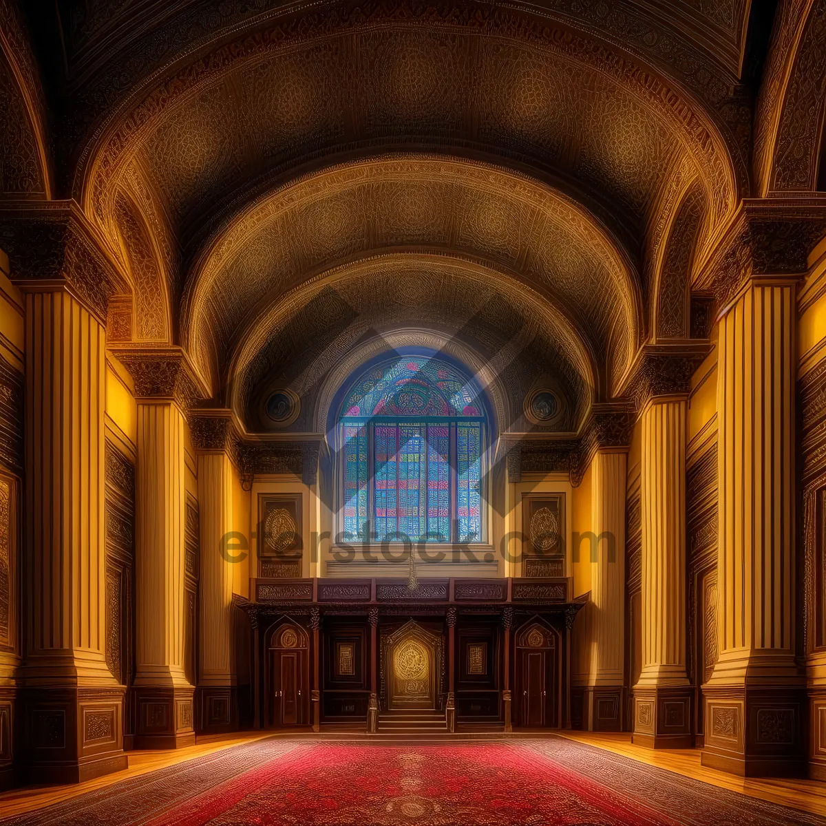 Picture of Timeless Majesty: Arching Stone Vault in Historic Cathedral