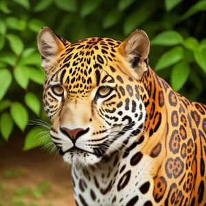 Powerful Stare: Fierce-eyed Jaguar Safari