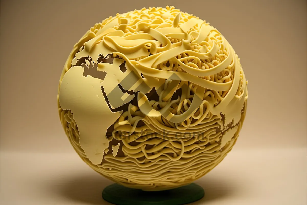 Picture of World Globe Sphere Ceramic Rubber Band