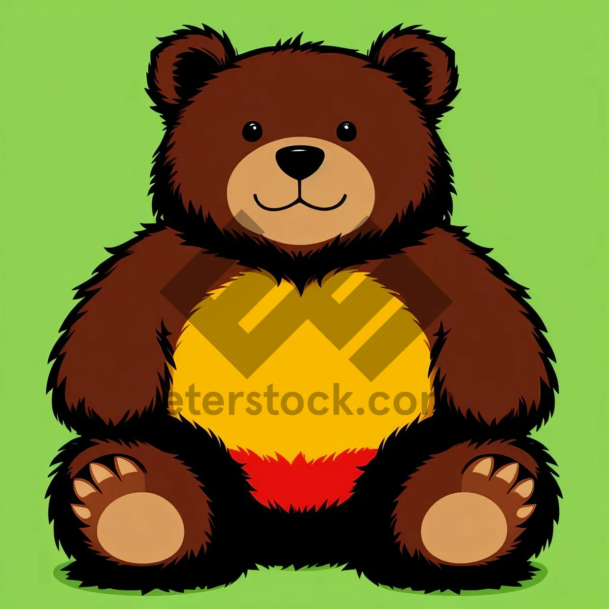 Picture of Fluffy Teddy Bear - Cute Gift for a Boy.