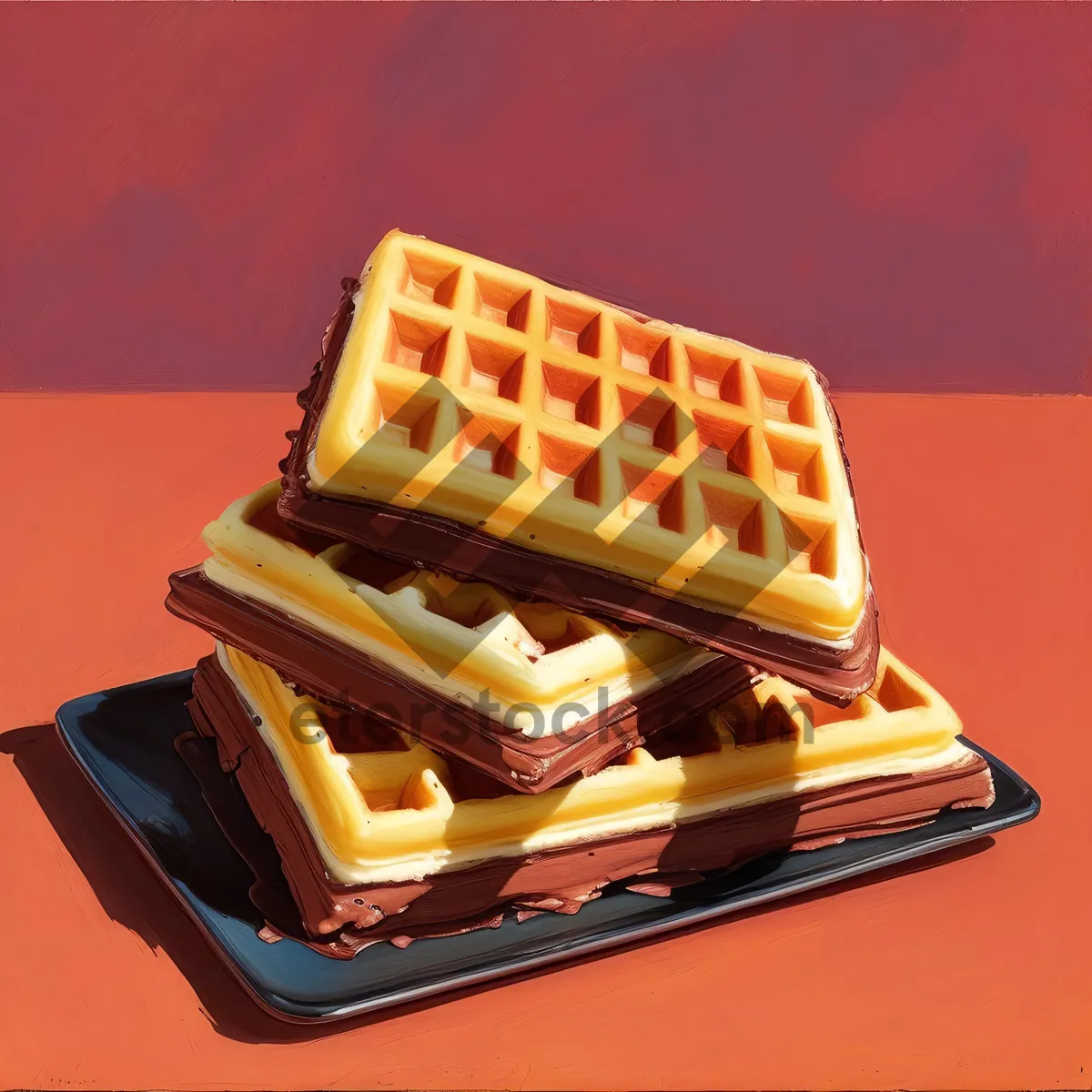 Picture of Durable Waffle Iron – Stack of Home Appliances