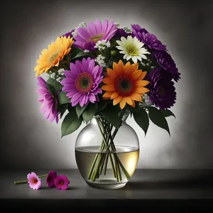 Vibrant Summer Botanical Blooms: Daisy and Sunflower Bouquet