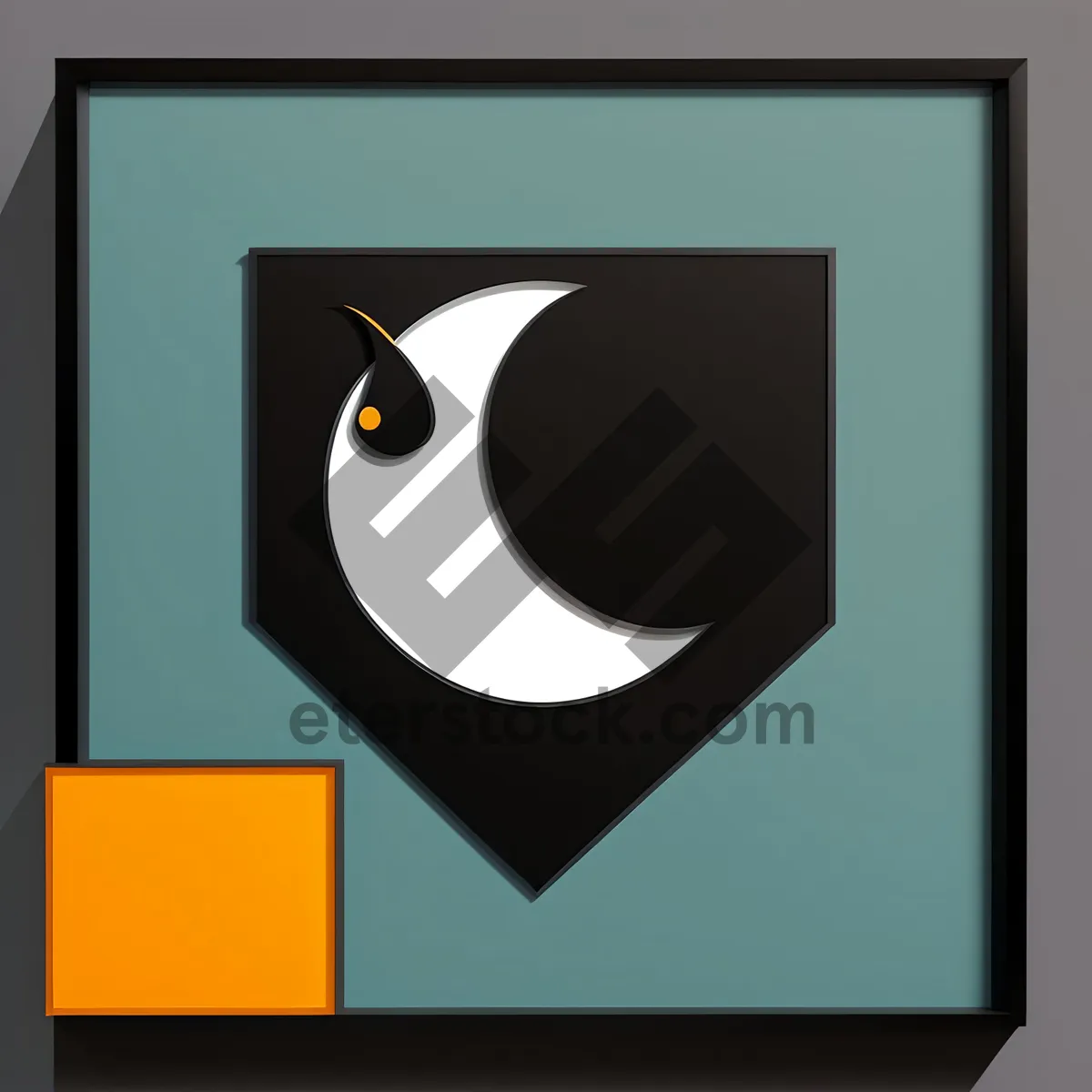 Picture of Black Tech Icon - Frame Design Snapshot