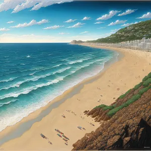 Paradise Escapes: Serene Tropical Beach Landscape