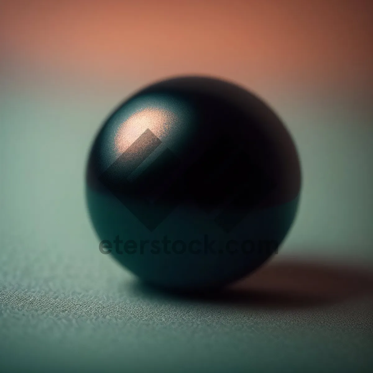 Picture of Shiny Black Tabletop Trackball Gaming Device