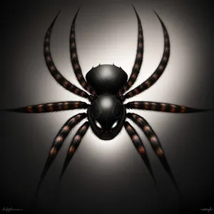 Elegant Arachnid Weaver: A Spectacular Barn Spider Captured in its Intricate Web