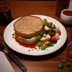 Delicious Grilled Chicken Salad with Fresh Vegetables