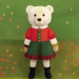 Fluffy Teddy Bear - Adorable Childhood Mascot